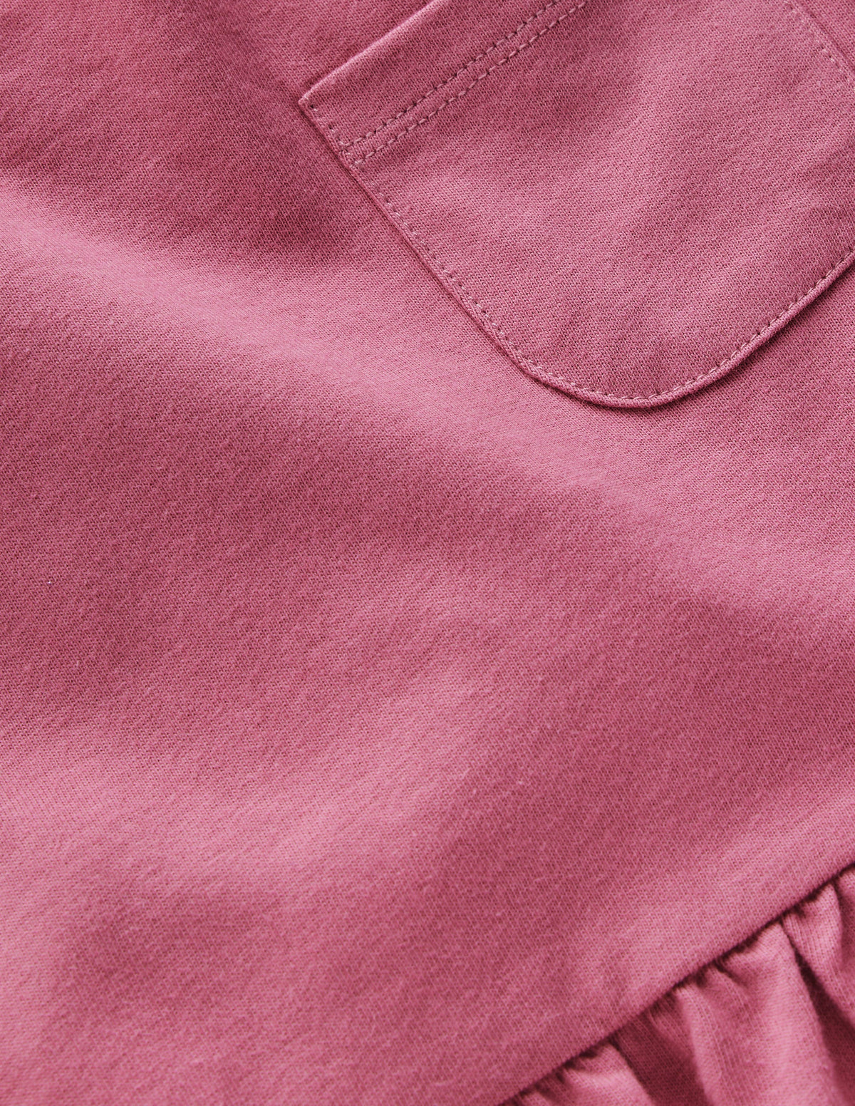 Long Sleeve Peplum Top-Pink Heather - Image 3