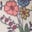 Frill Button Through Woven Top-Soft Cream Floral Trellis
