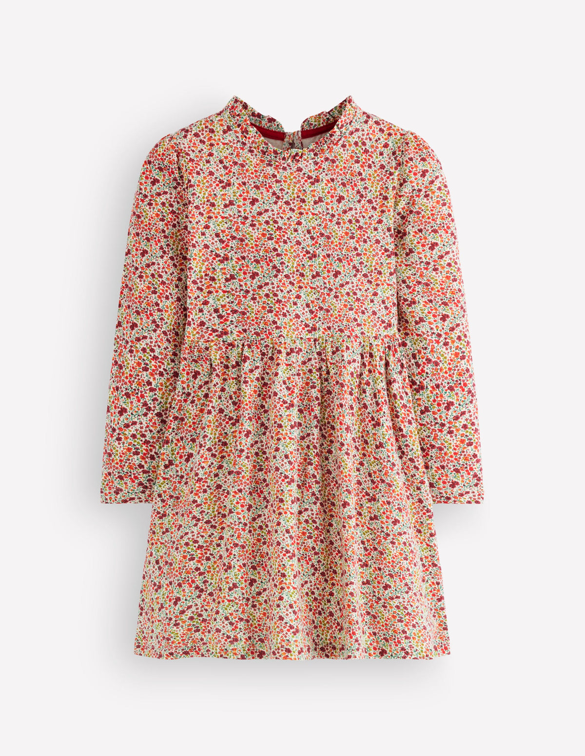 Long Sleeve Twirly Dress-Multi Floral - Image 1