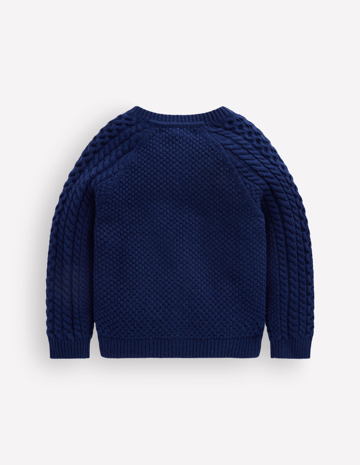 Cable Cardigan-Navy-2