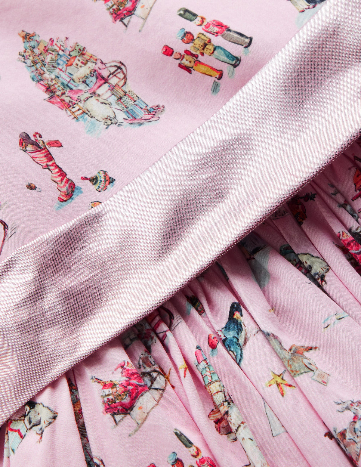 Aubrey Puff Sleeve Party Dress-Polar Post Print - Image 4