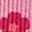 High Neck Ribbed Dress-Pink Flower Stamp