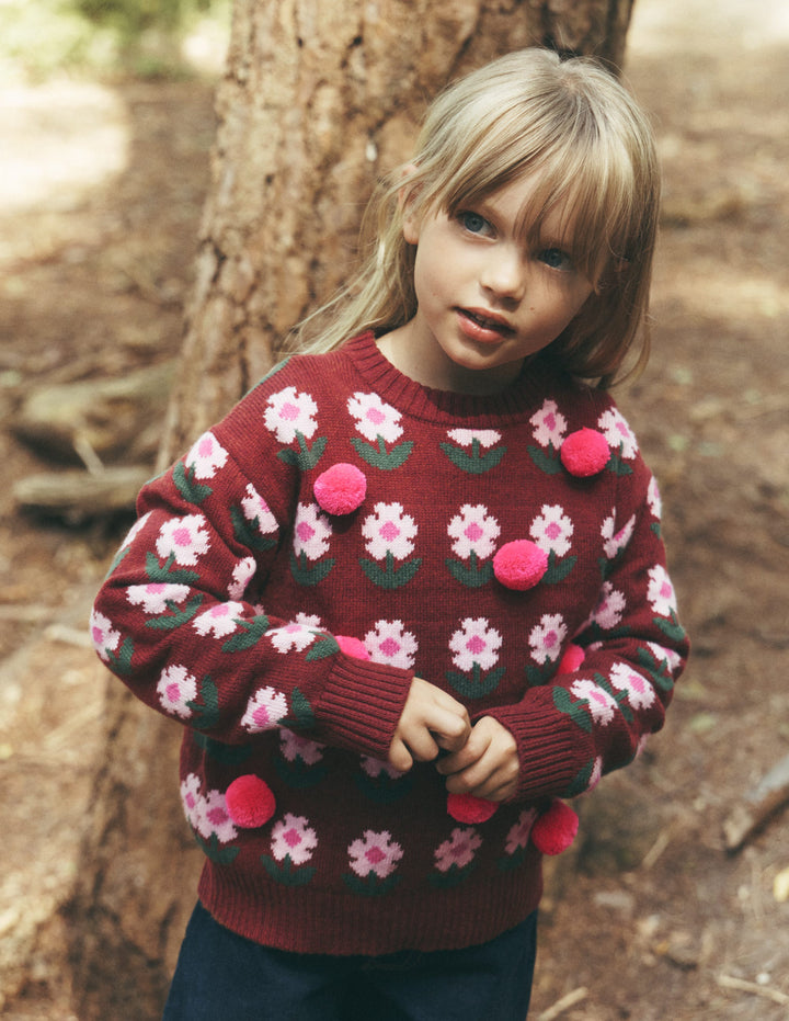 Fun Jumper-Tortoise Shell Flower