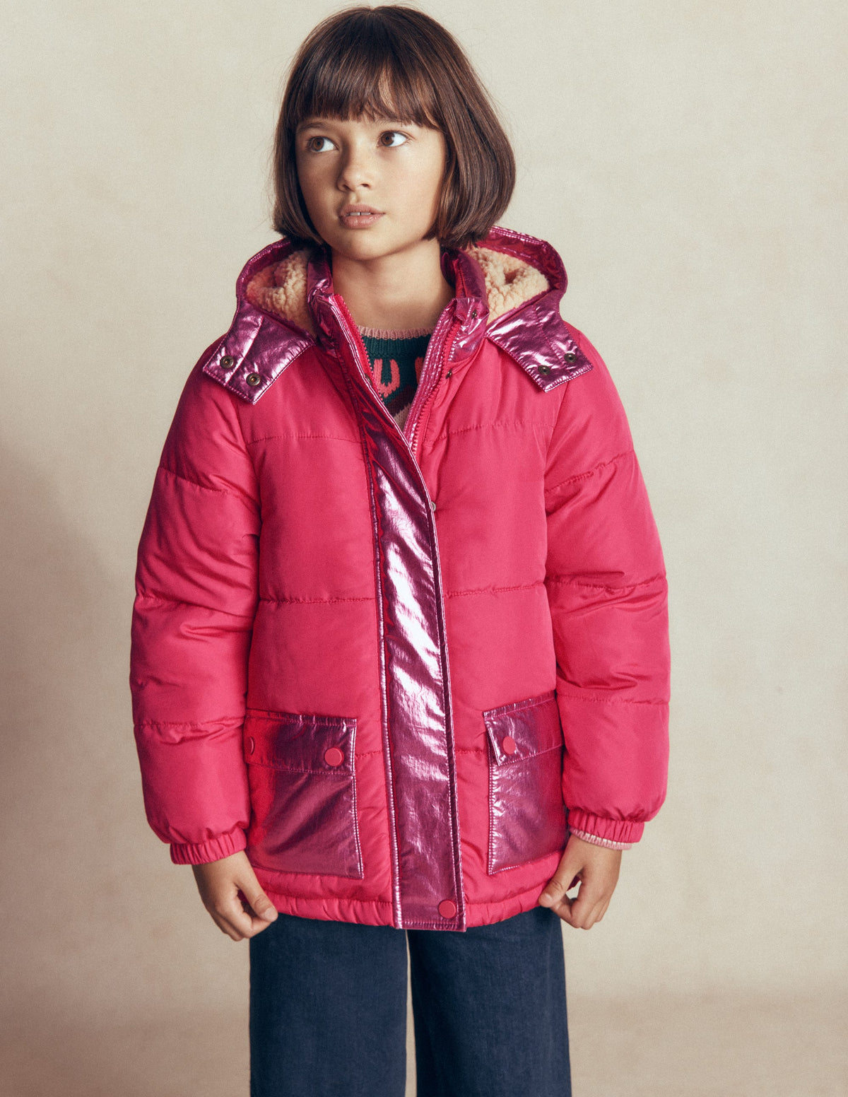 Metallic Puffer-Summer Berry Metallic - Image 1