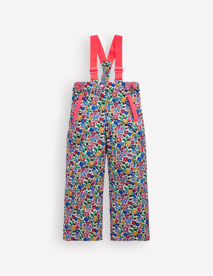 All-Weather Waterproof Trouser-Neon Pink Ditsy Floral