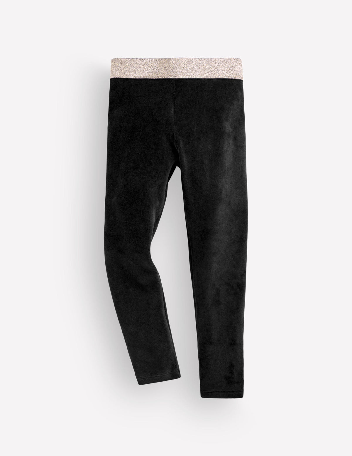 Velvet Leggings-Black-1