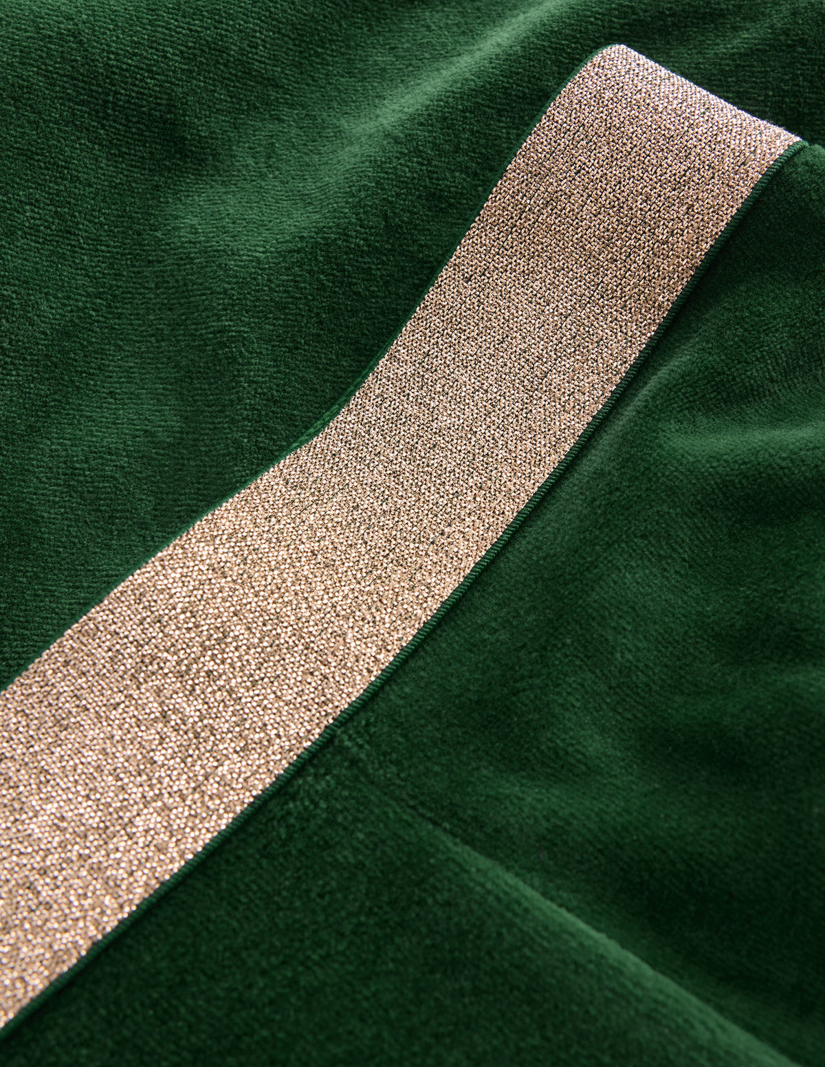 Velvet Flared Leggings-Hunter Green - Image 3