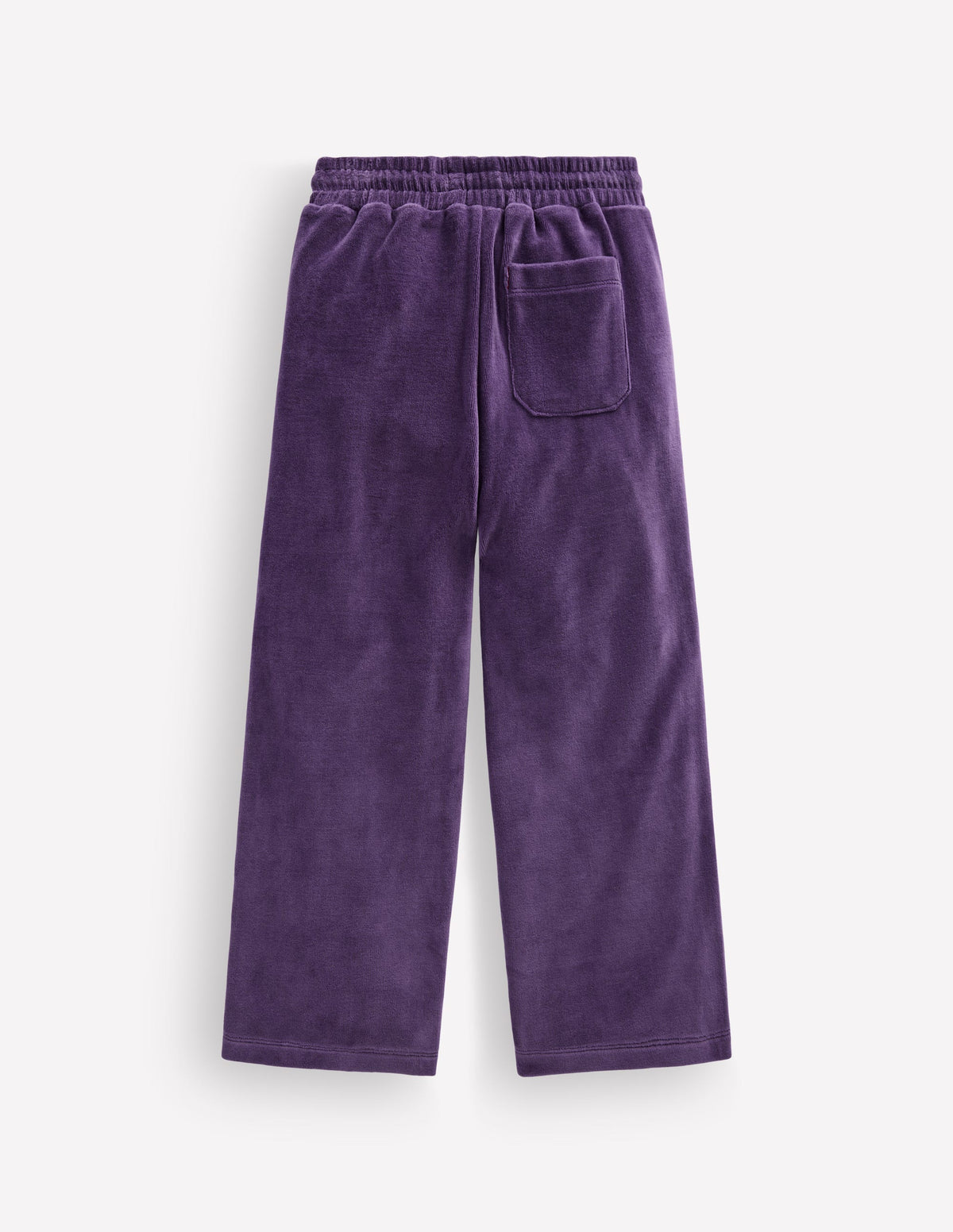 Velour Wide Leg Joggers-Mystic Purple-2