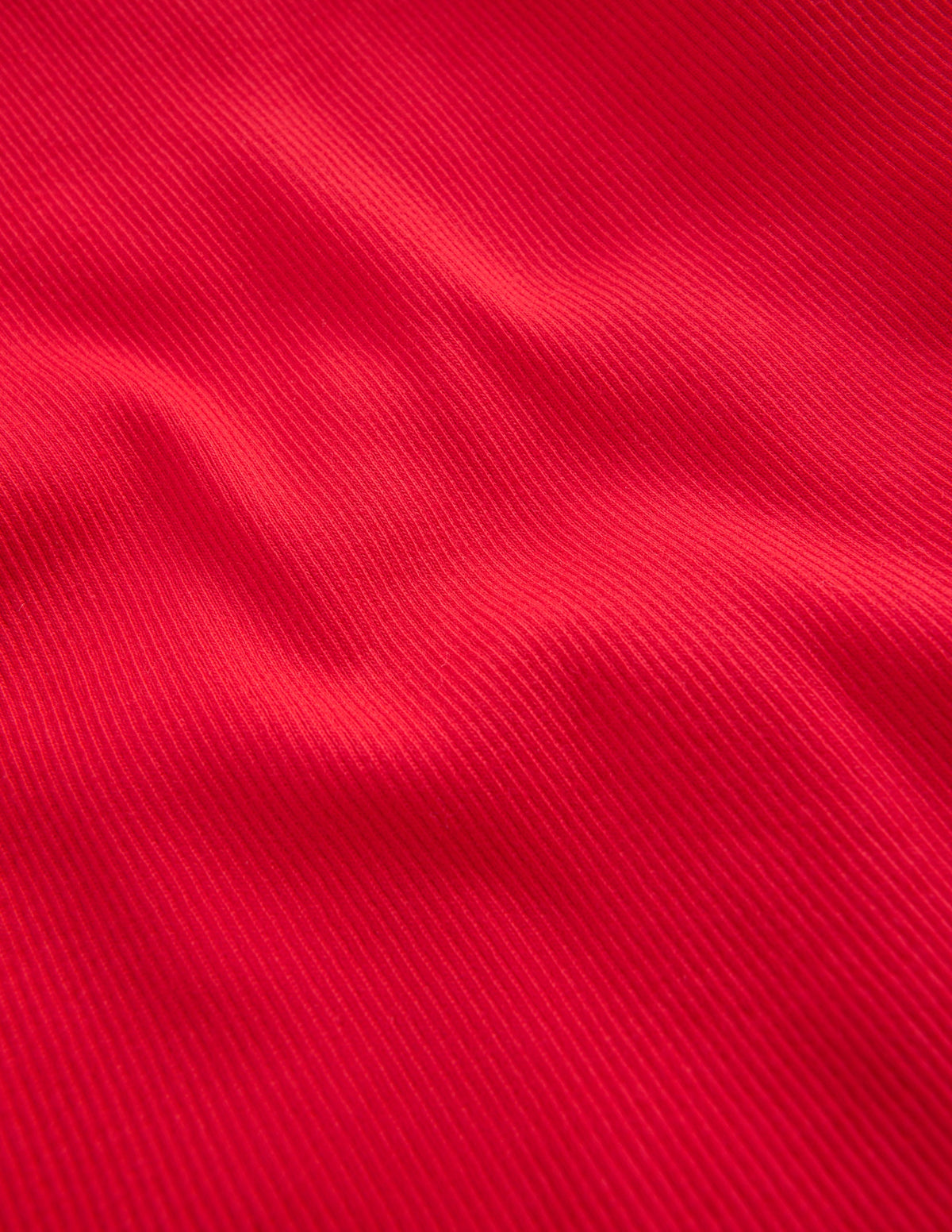 Lace Trim Roll Neck Top-Poppy Red - Image 3