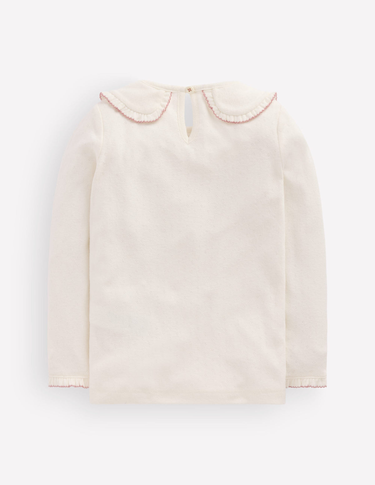 Collared Pointelle Top-Ivory-4
