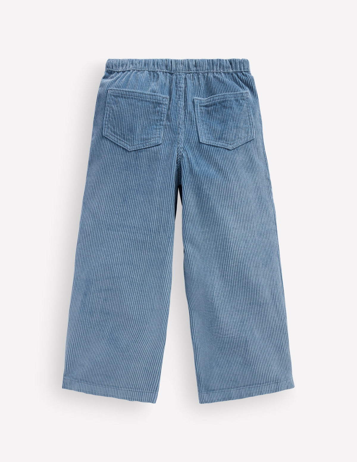 Draw Cord Trousers-Blue Aura - Image 2