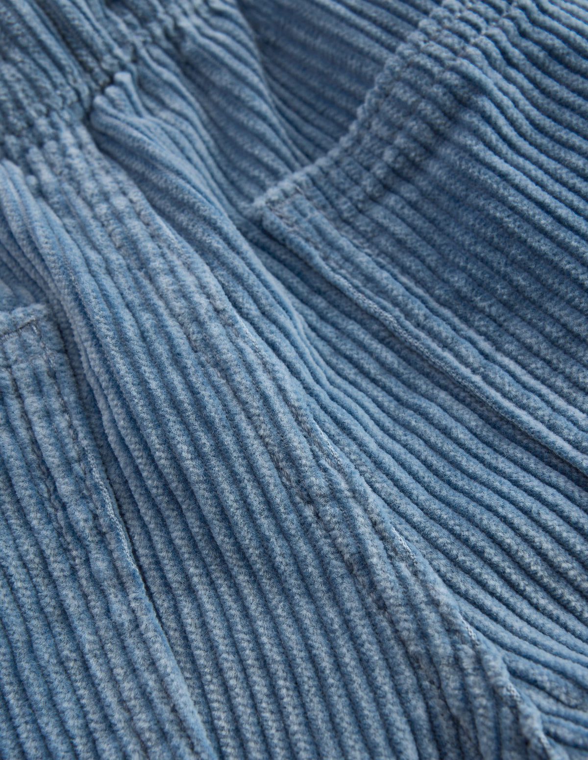 Draw Cord Trousers-Blue Aura - Image 3