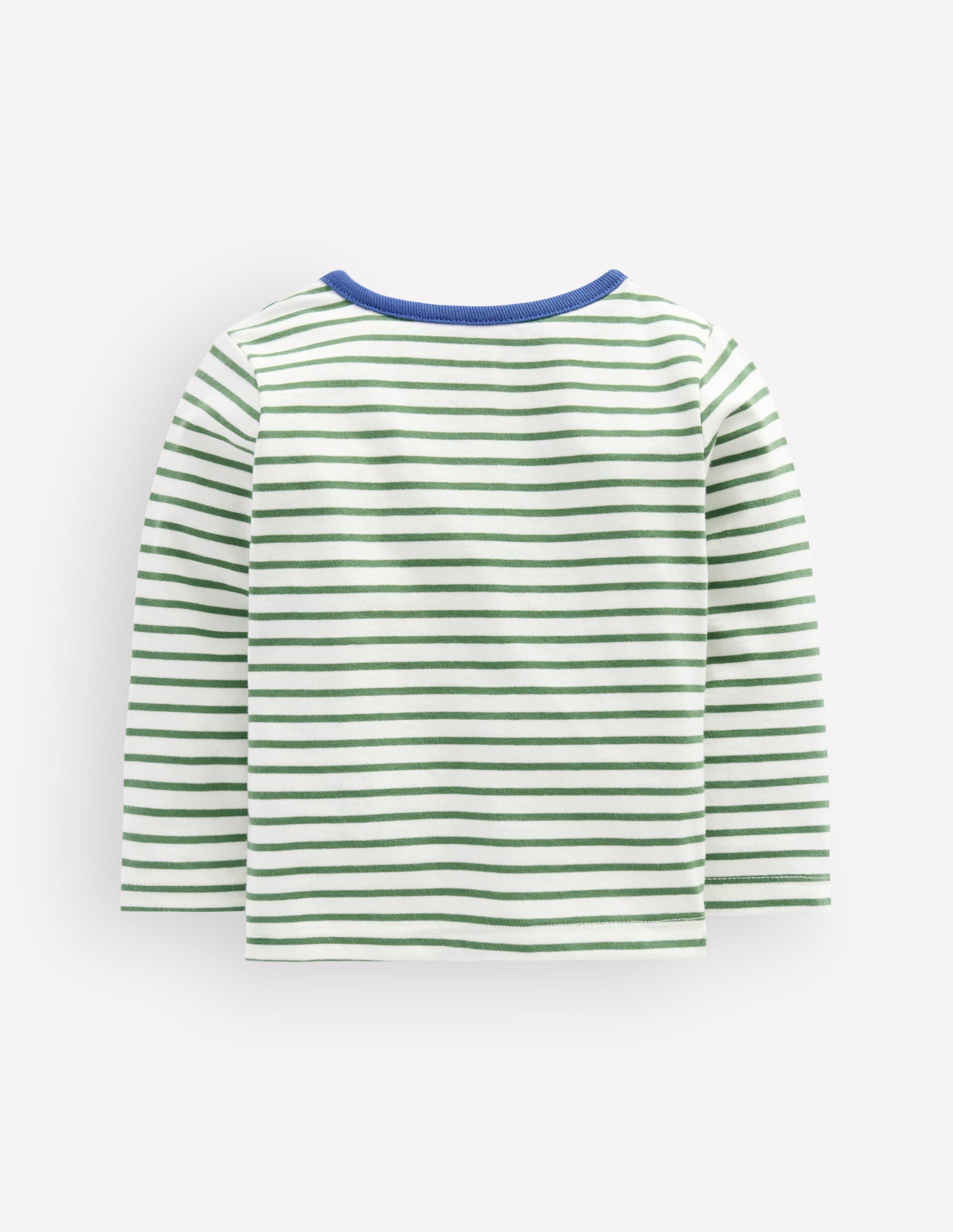 Twin Pack Cotton T-Shirt-Multi Stripe - Image 2