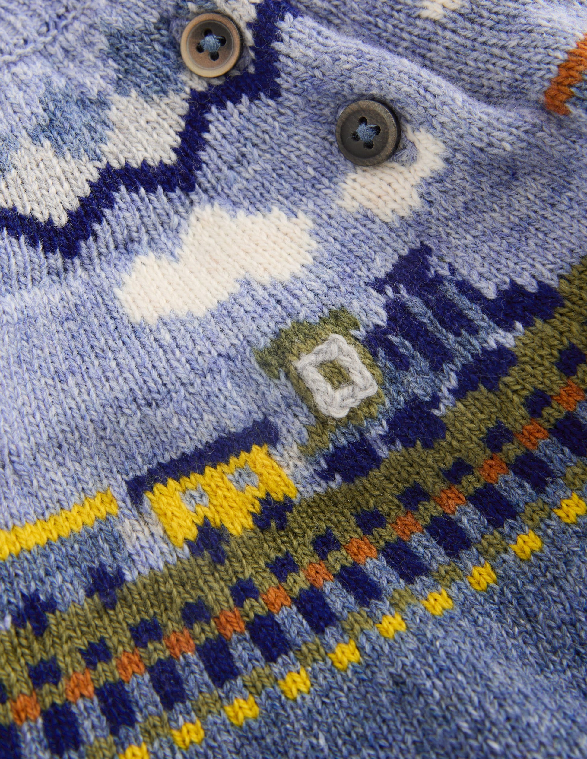 Fair isle Jumper-Glacier Blue Marl Train-4