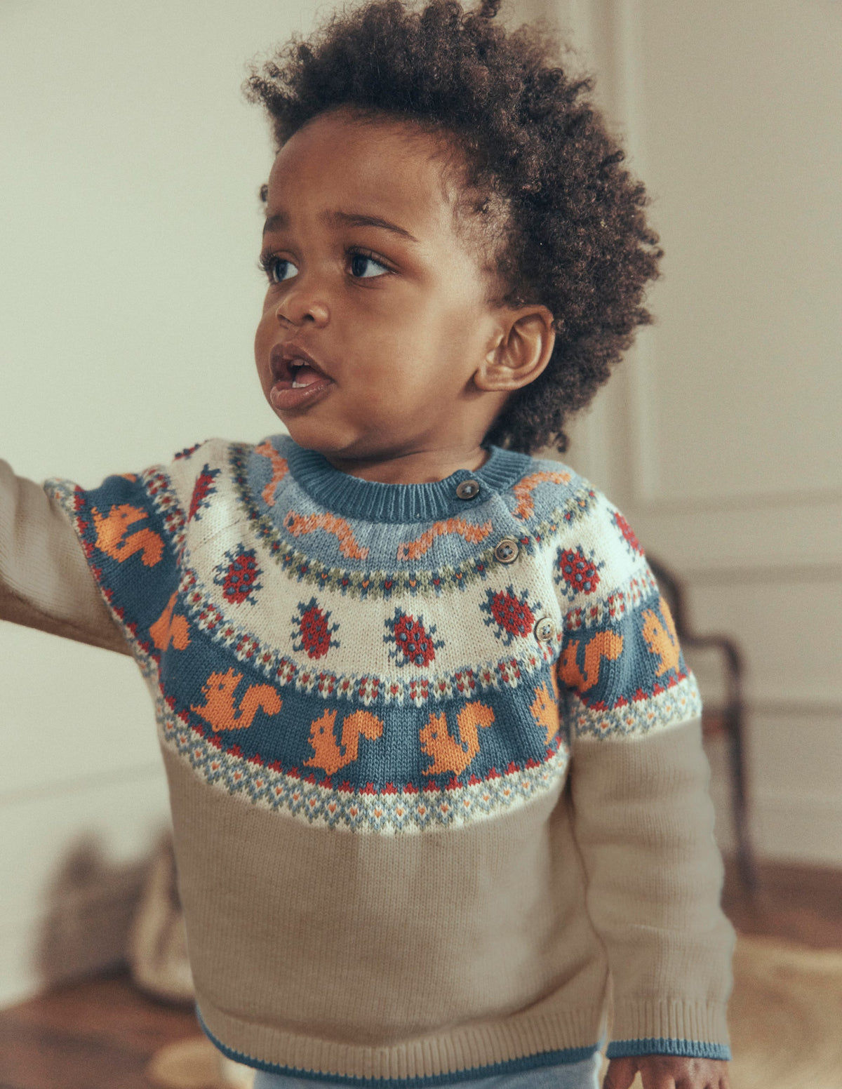 Fair Isle Knitted Play Set-Multi Woodland-1