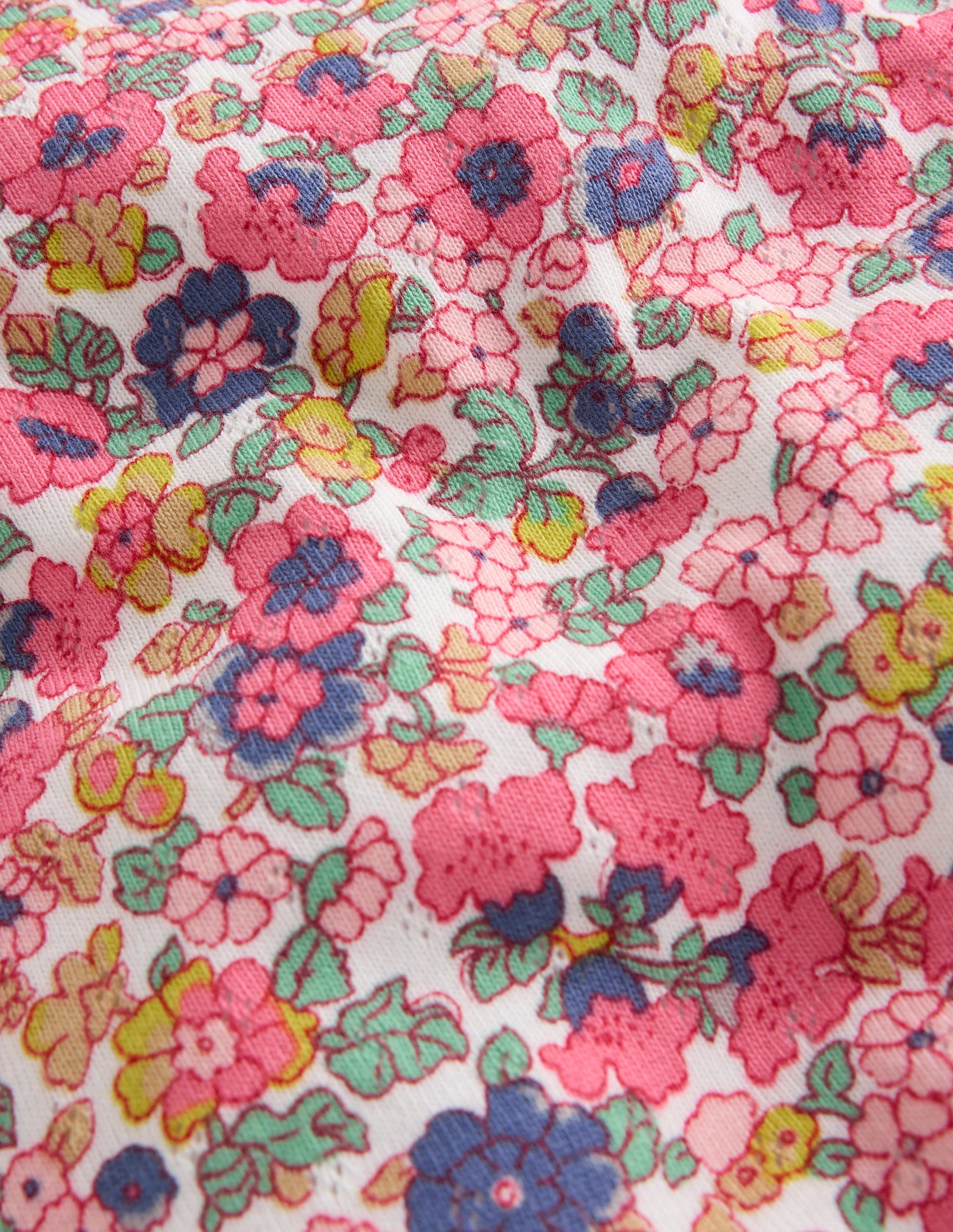 Cotton Pointelle Set-Multi Ditsy Floral-3