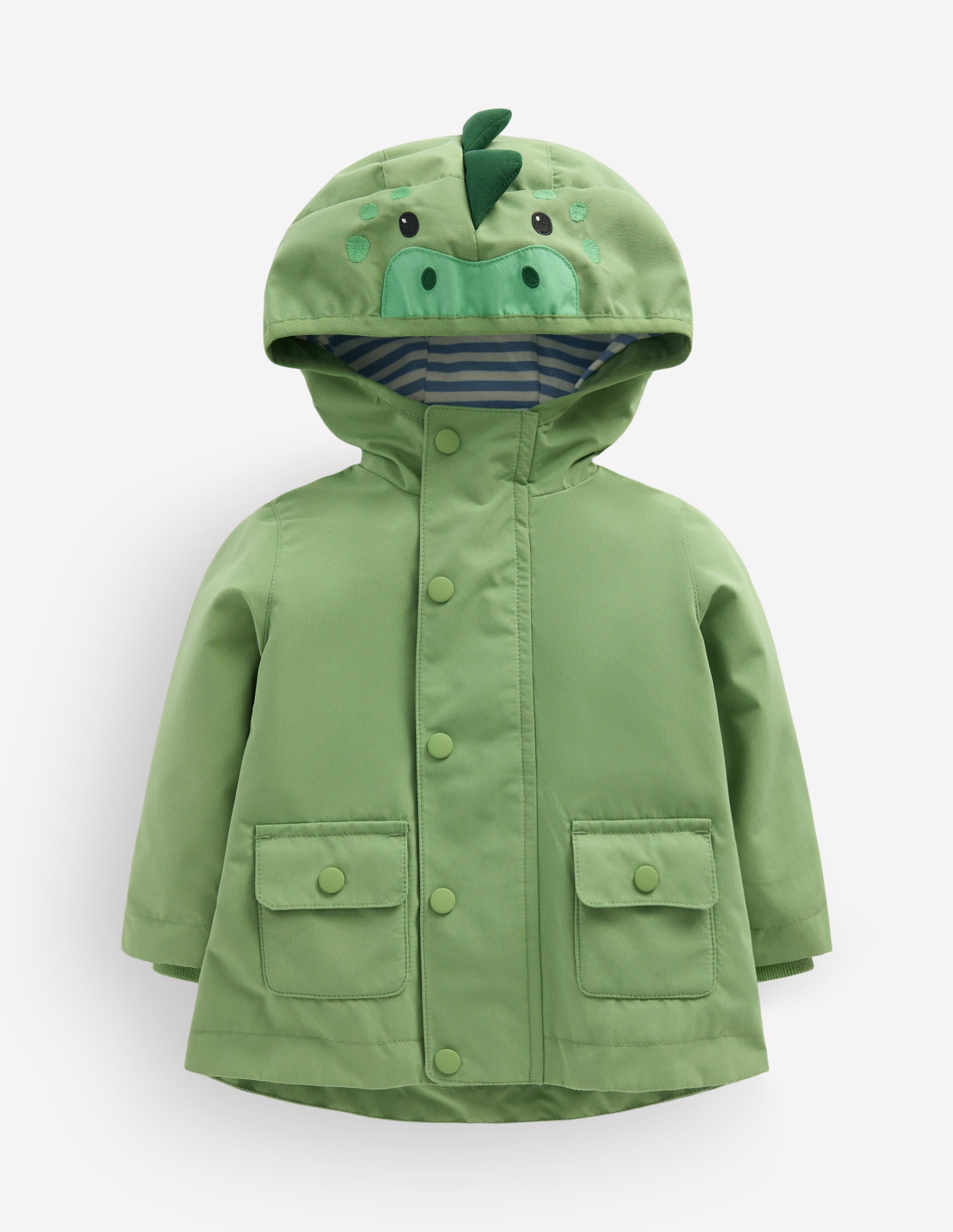 Showerproof Fisherman Coat-Green Dinosaur - Image 1