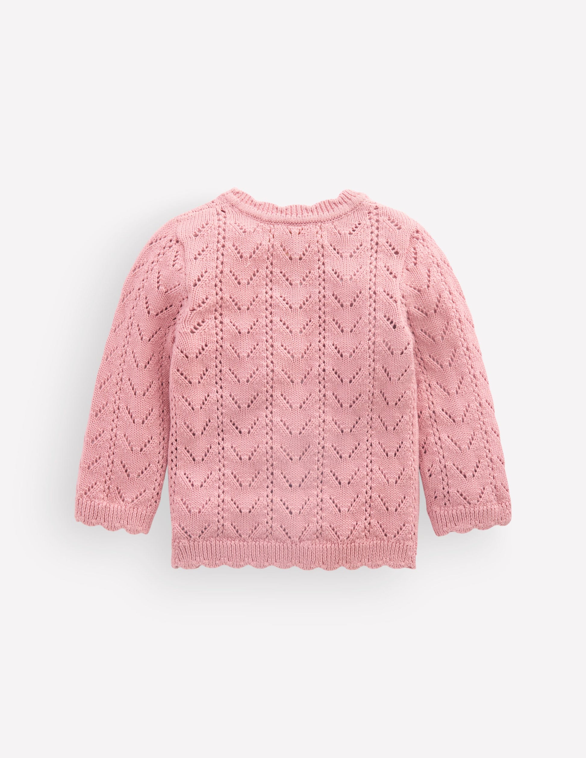 Embroidered Cotton Cardigan-Vintage Pink Mini Embroidered-3