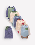5-pack Cotton Bodies-Multi Stripe