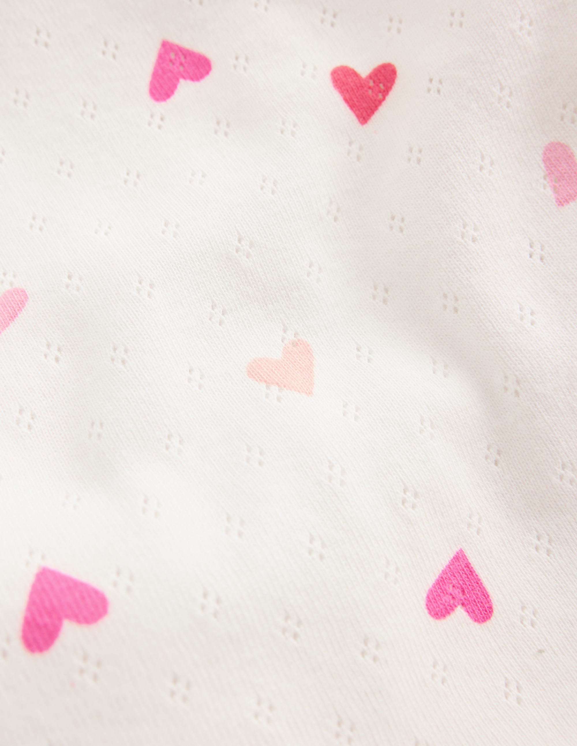 Cotton Pointelle Top-Heart - Image 3