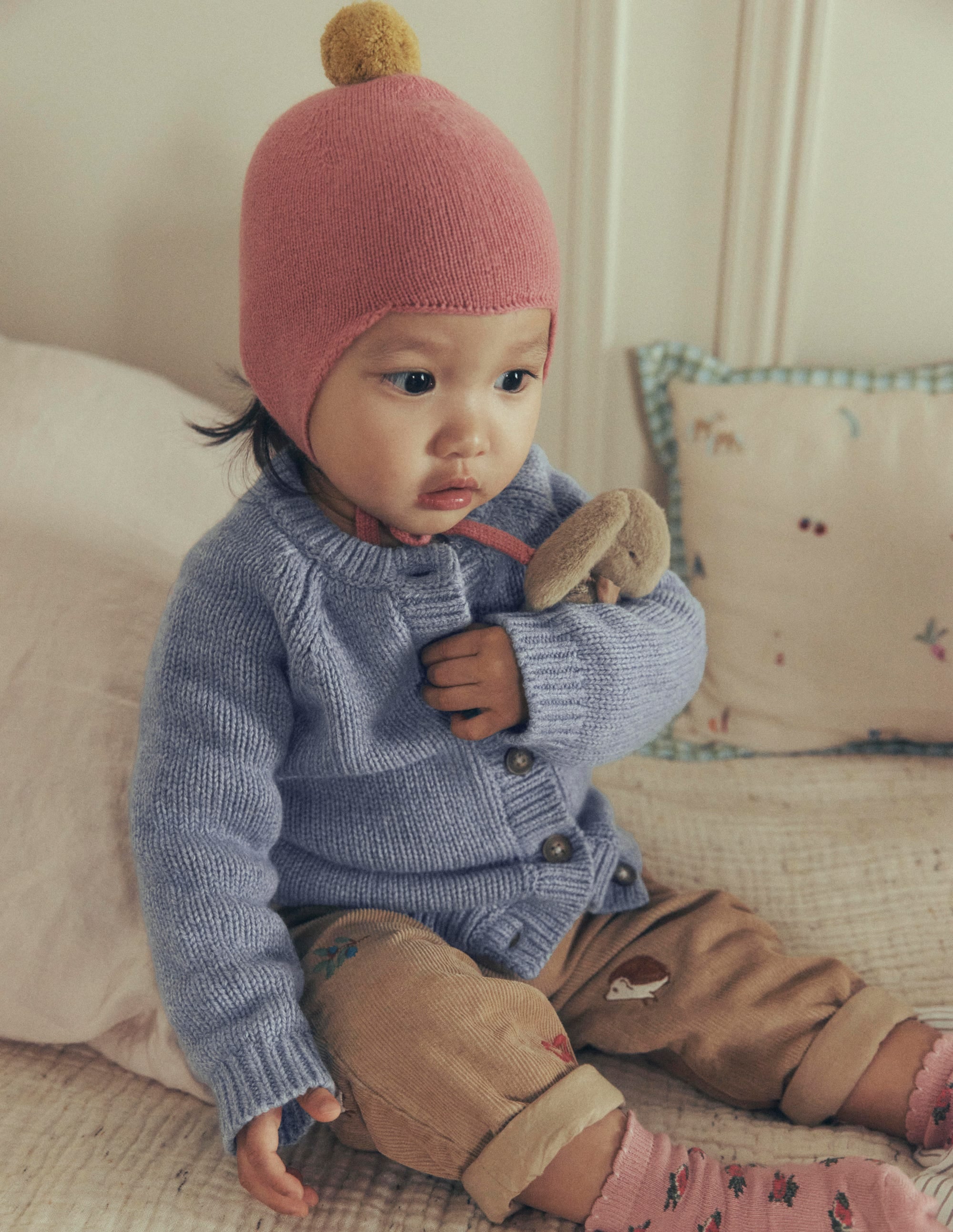 Chunky Cardigan-Glacier Blue Marl - Image 1