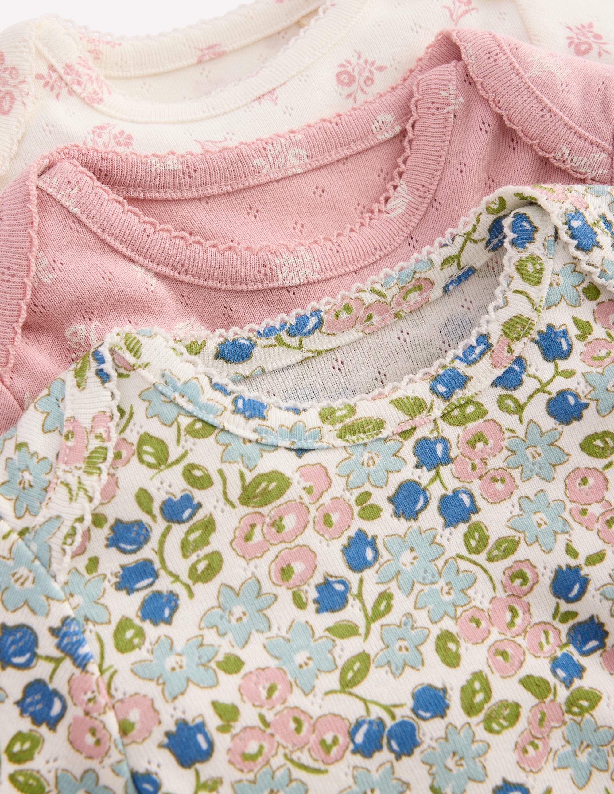 3-pack Pointelle Bodies-Multi Ditsy Floral - Image 3