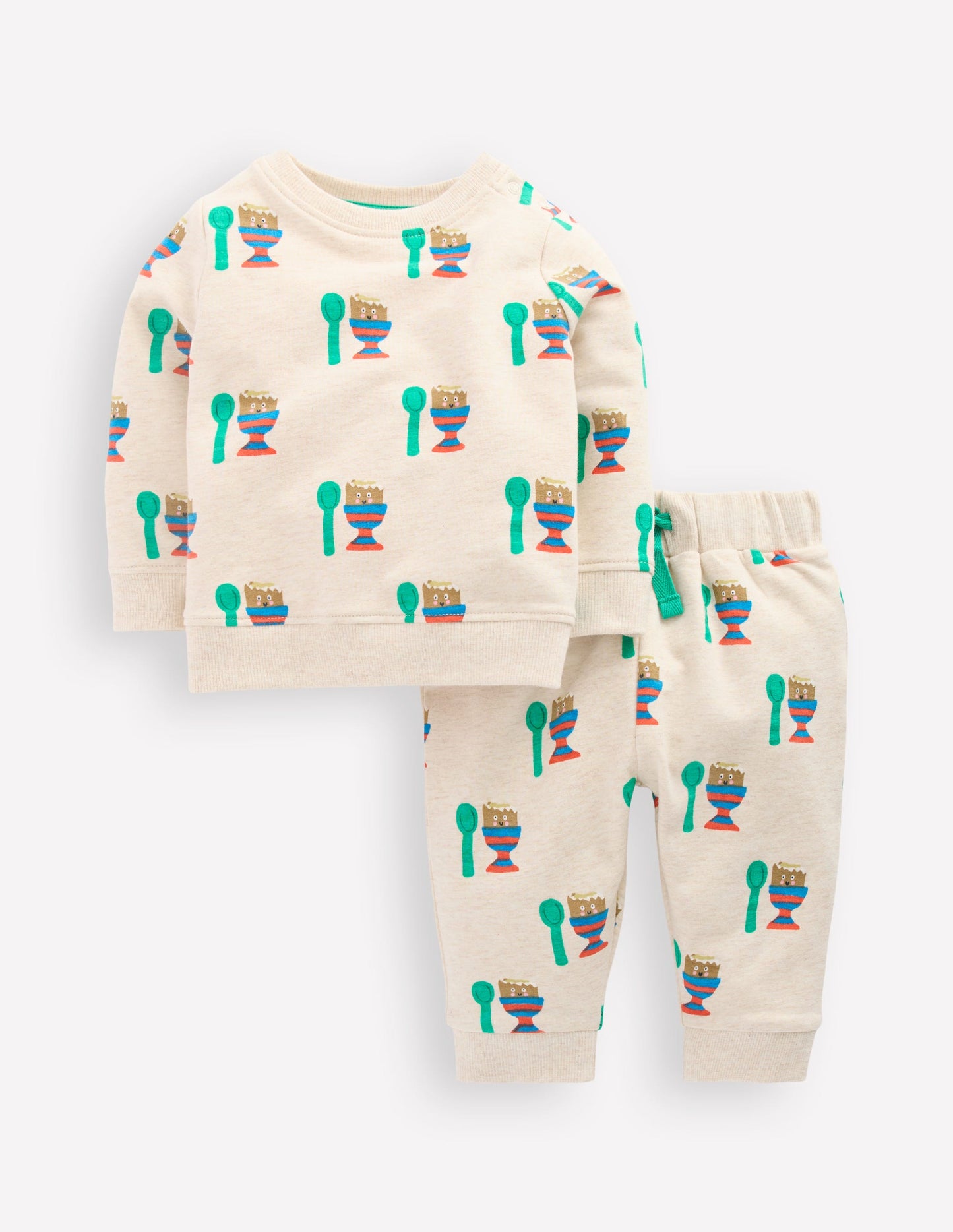 Sweatshirt Play Set-Oatmeal Marl Dippy Egg