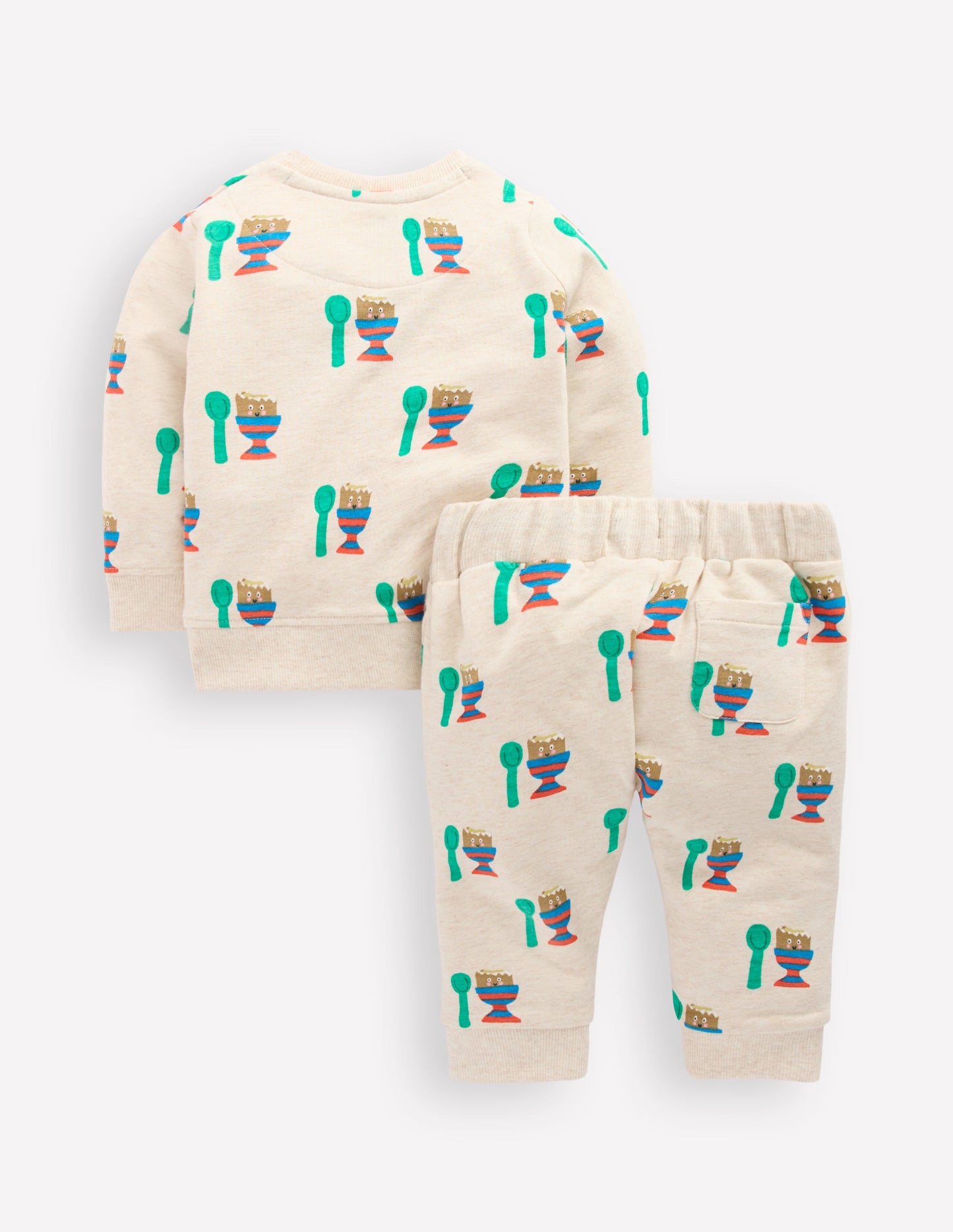 Sweatshirt Play Set-Oatmeal Marl Dippy Egg