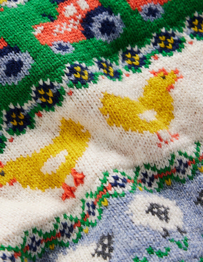 Fair isle Jumper-Multi Easter Fair Isle-4