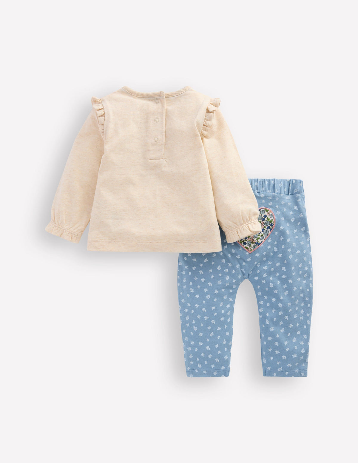 Girls Logo Play Set-Blue Floral Hearts - Image 2