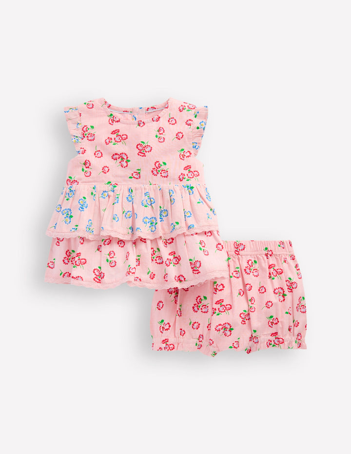 Tiered Ruffle Play Set-Pink Daisy Hotchpotch