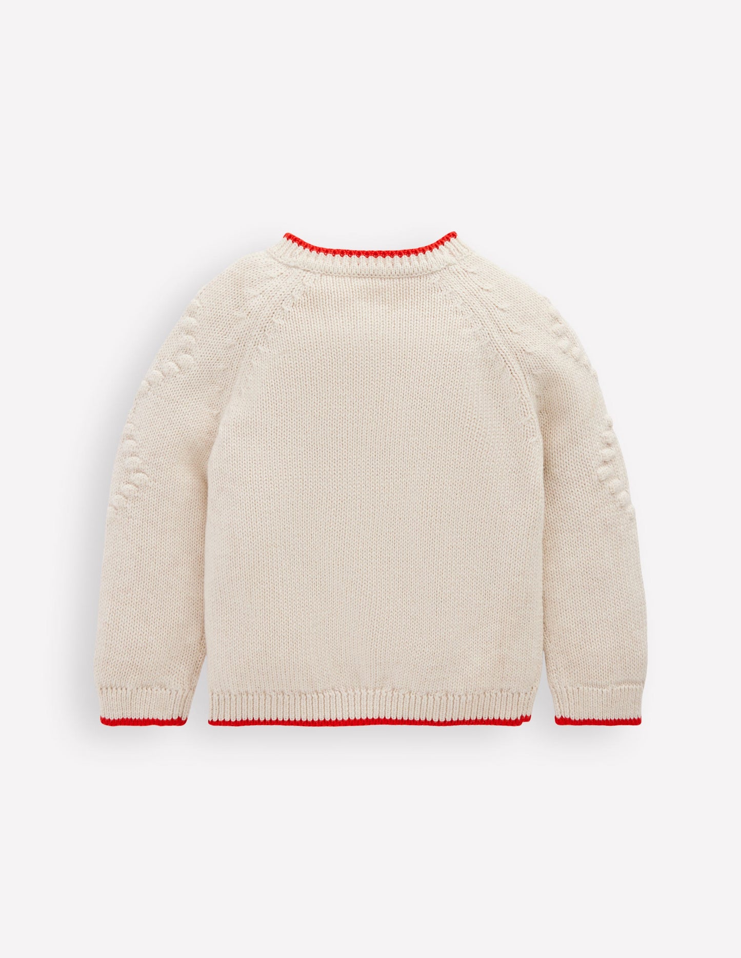 Cotton Embroidered Cardigan-Ecru Flowers