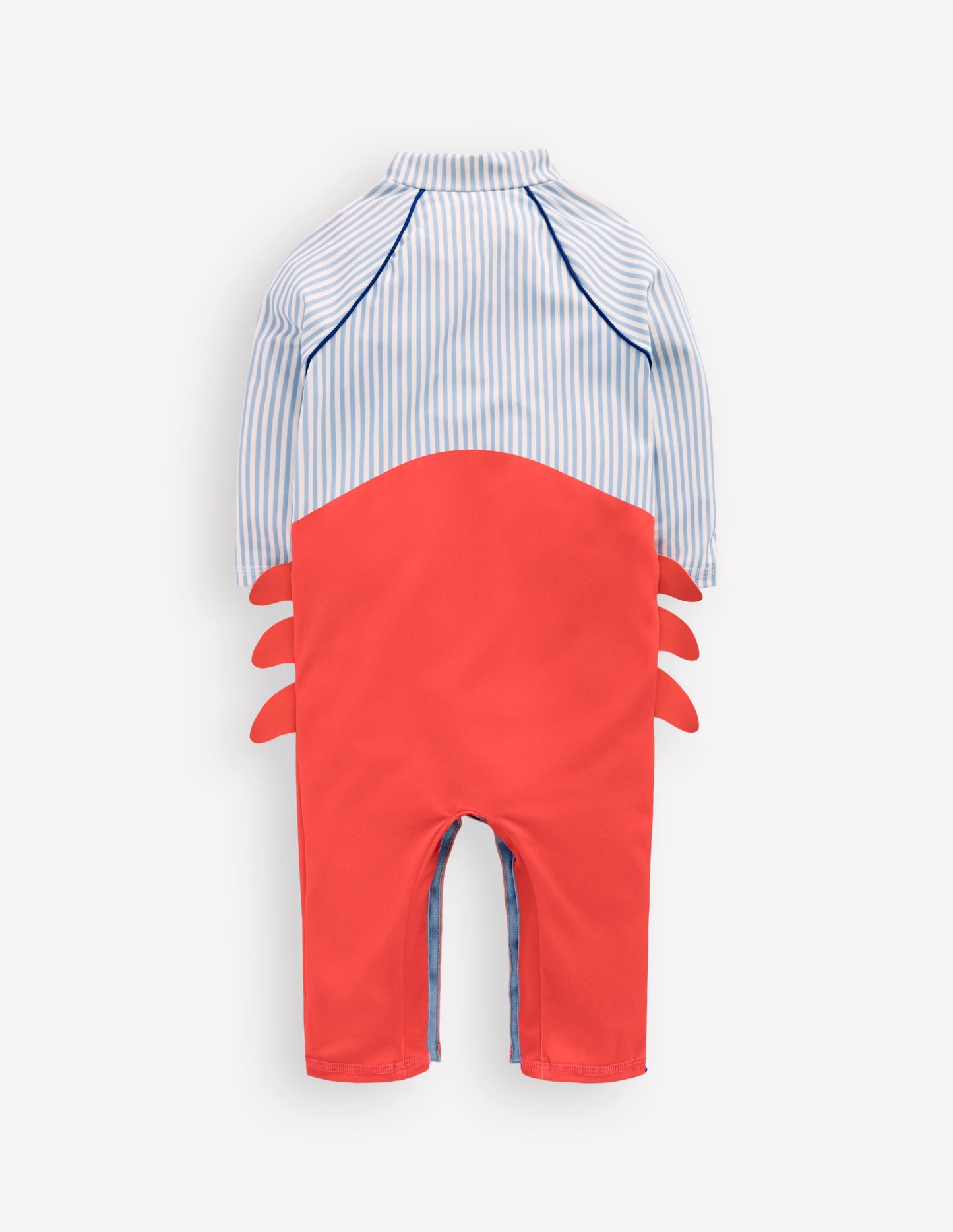 Logo Sun Safe Surfsuit-Glacier Blue Crab