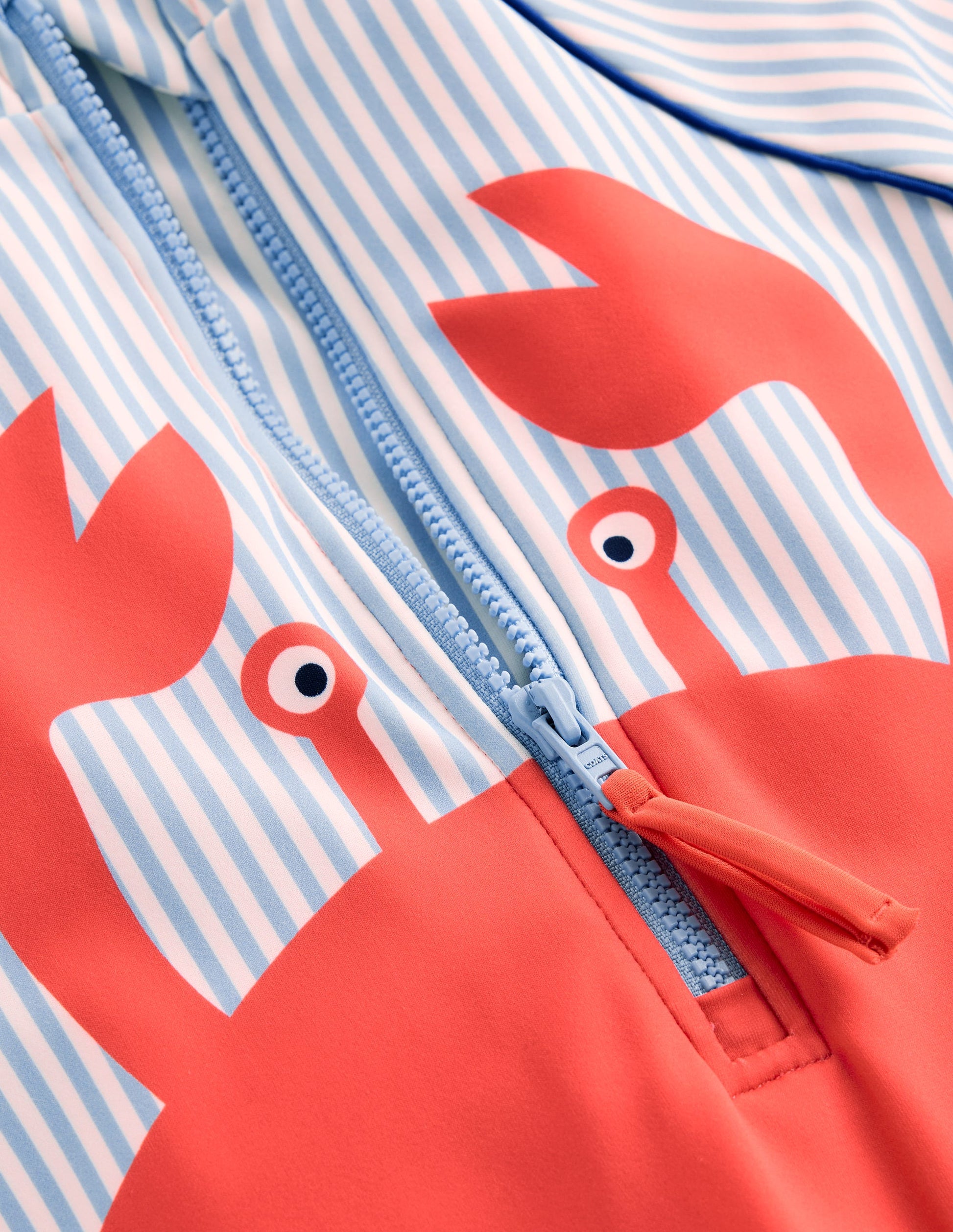 Logo Sun Safe Surfsuit-Glacier Blue Crab-3