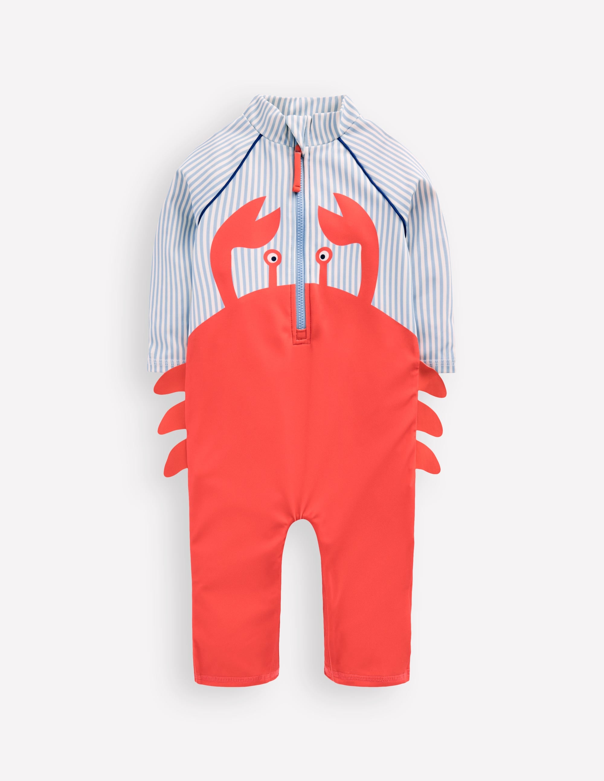 Logo Sun Safe Surfsuit-Glacier Blue Crab - Image 1