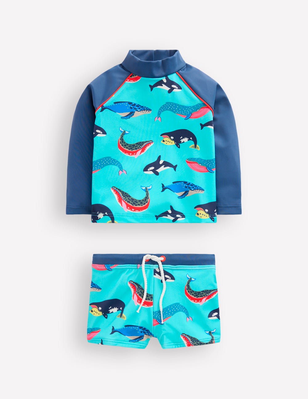 Rash Vest Set-Blue Whales-1