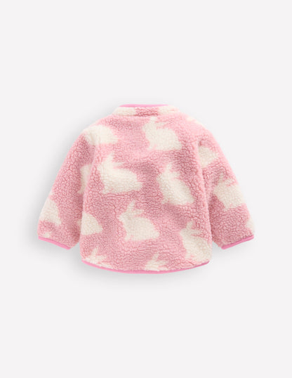 Cosy Borg Jacket-Pink Rabbits-2