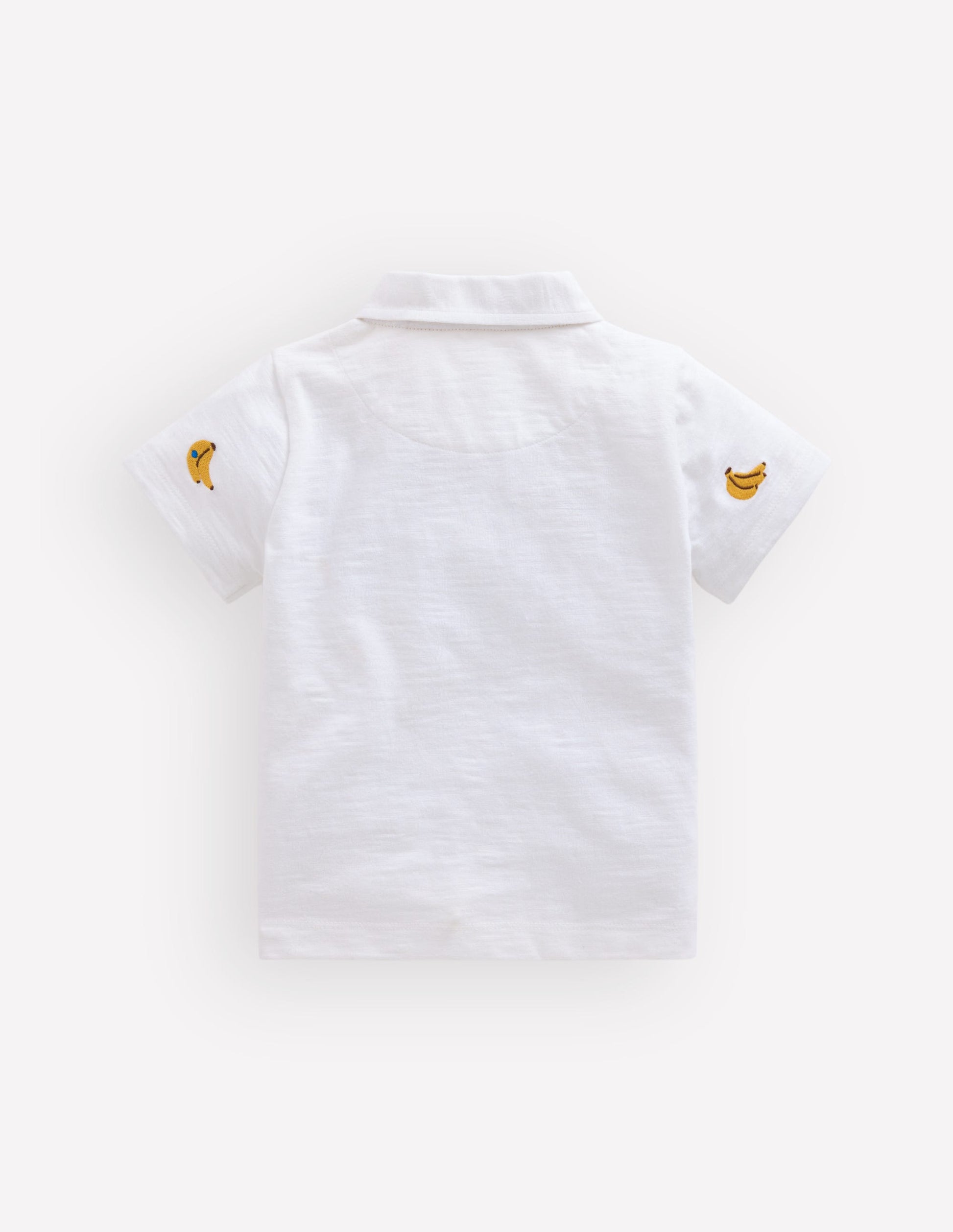 Embroidered Polo-Ivory Bananas-3