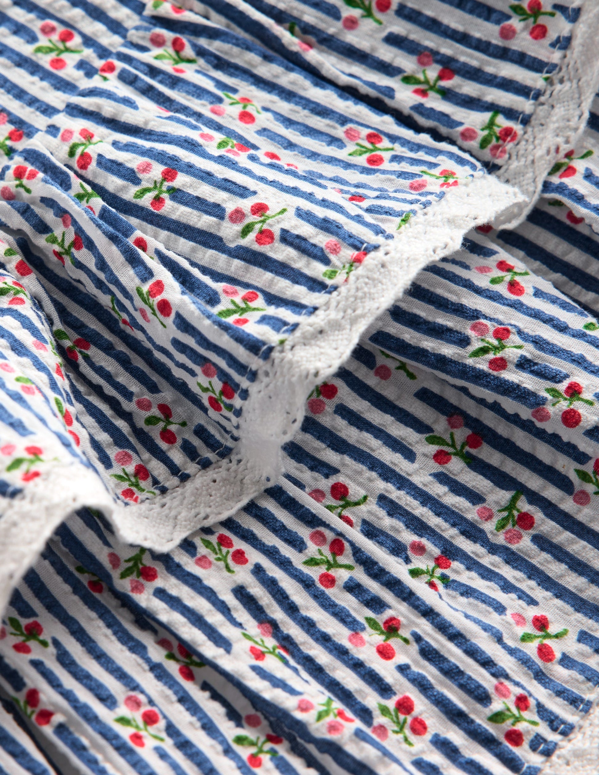Tiered Ruffle Play Set-Bluejay Cherry Stripe-3