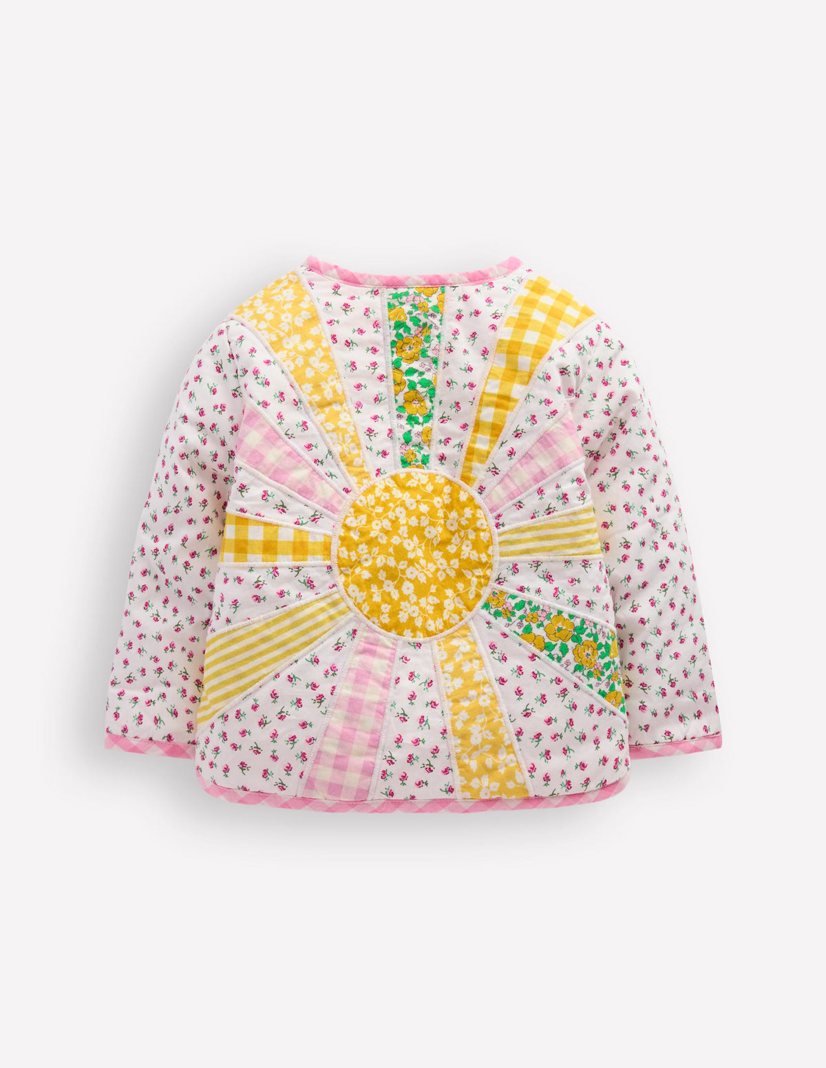 Appliqué Quilted Jacket-Patchwork Ditsy Sun - Image 2