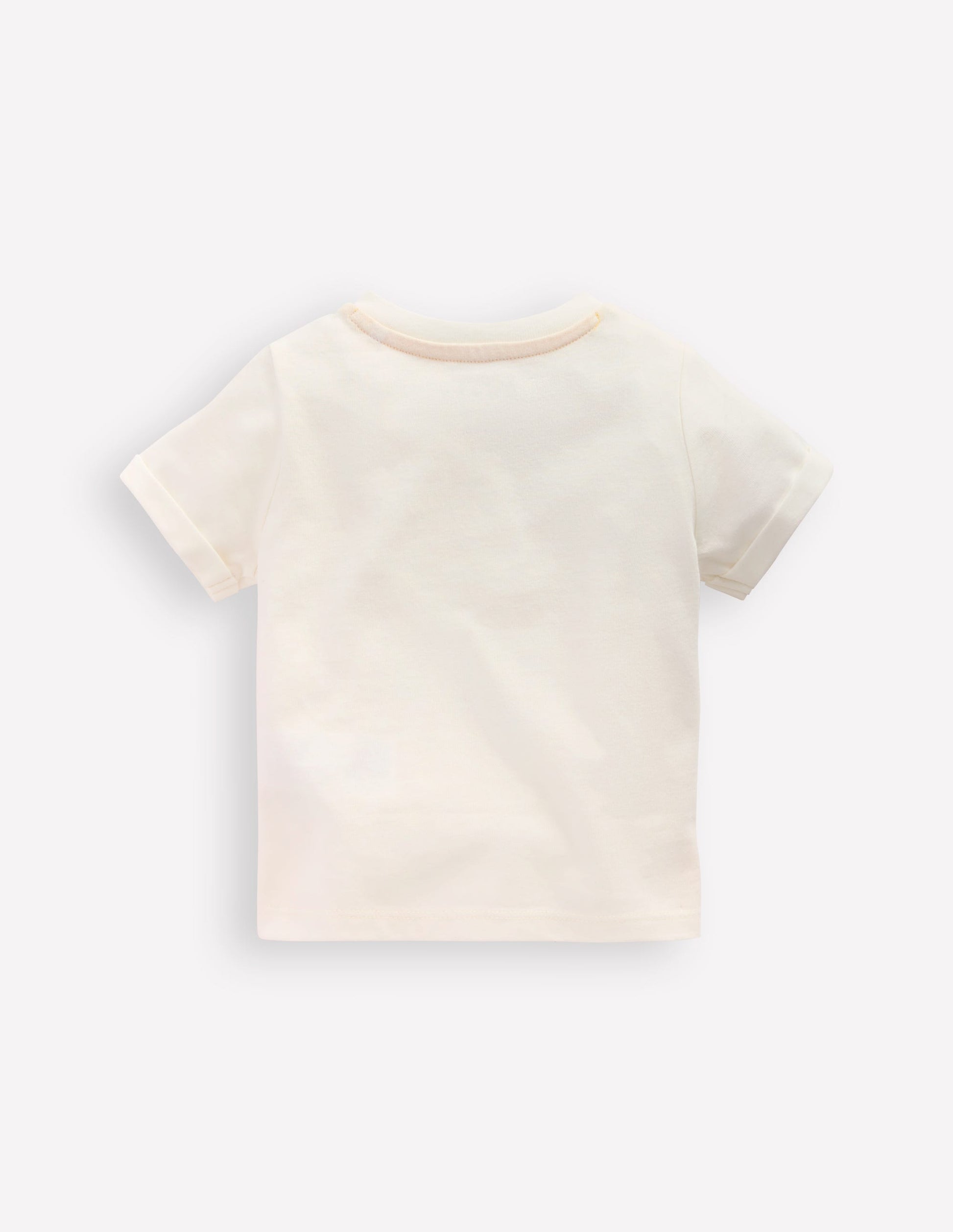 Short Sleeve Logo T-shirt-Ivory Summer Logo-3
