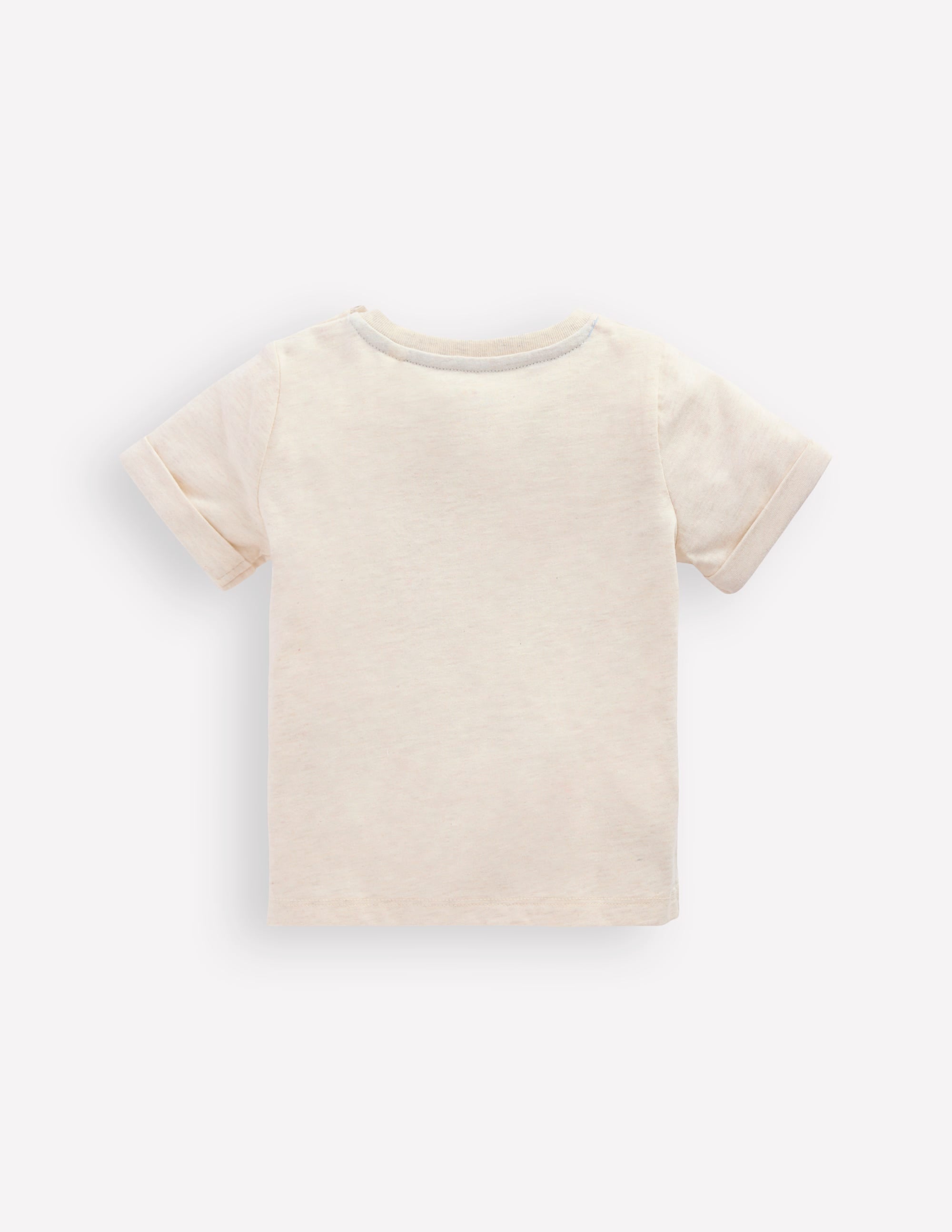 Short Sleeve Logo T-shirt-Ecru Crab - Image 2