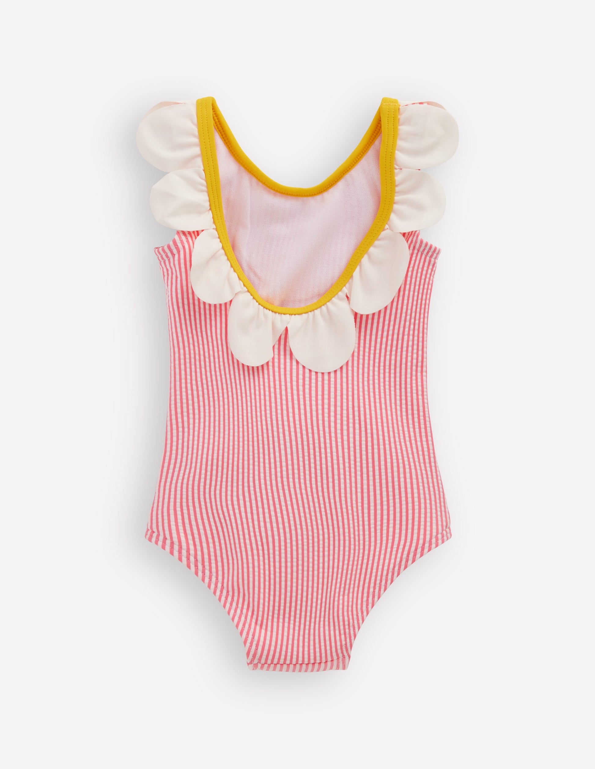 Novelty Swimsuit-Salmon Pink Flower-2
