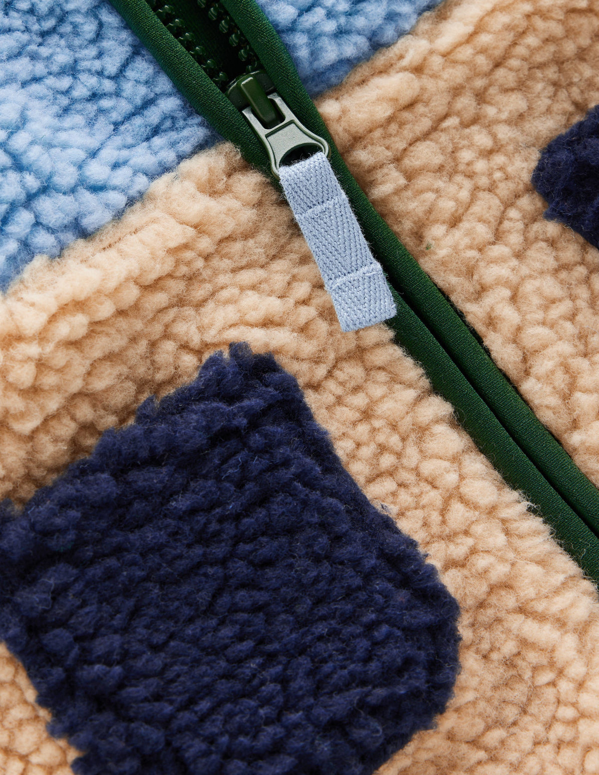 Cosy Borg Jacket-Colourblock-2