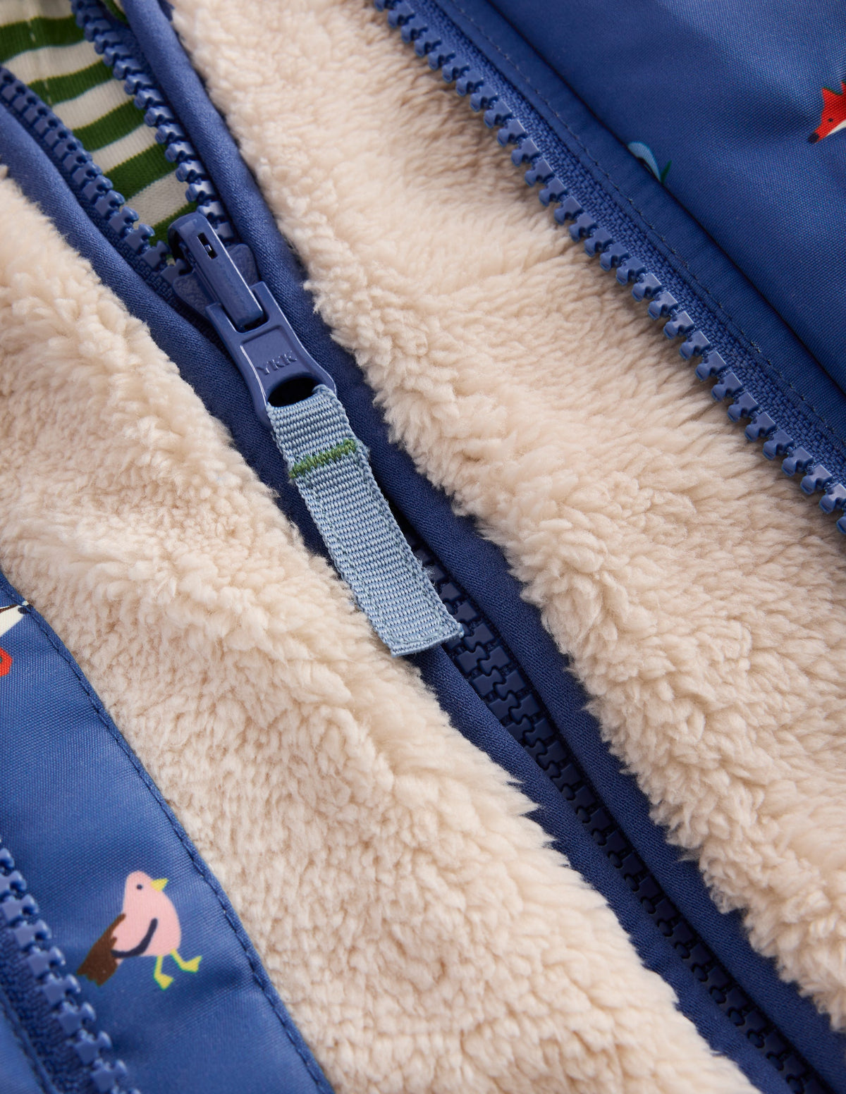 3-in-1 Shower Resistant Coat-Bluejay Woodland Animals-6