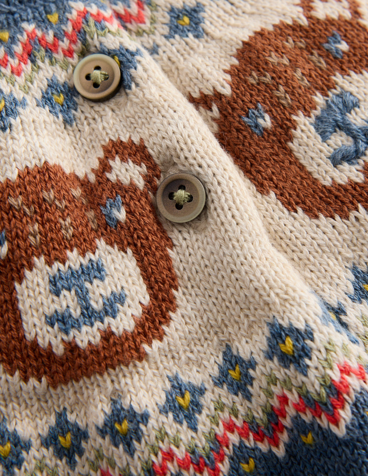 Fair Isle Knitted Play Set-Denim Blue Bear Fair Isle-3