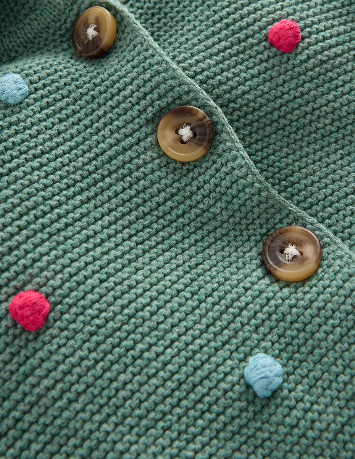 Novelty Cotton Knitted Jacket-Green Christmas Tree-2