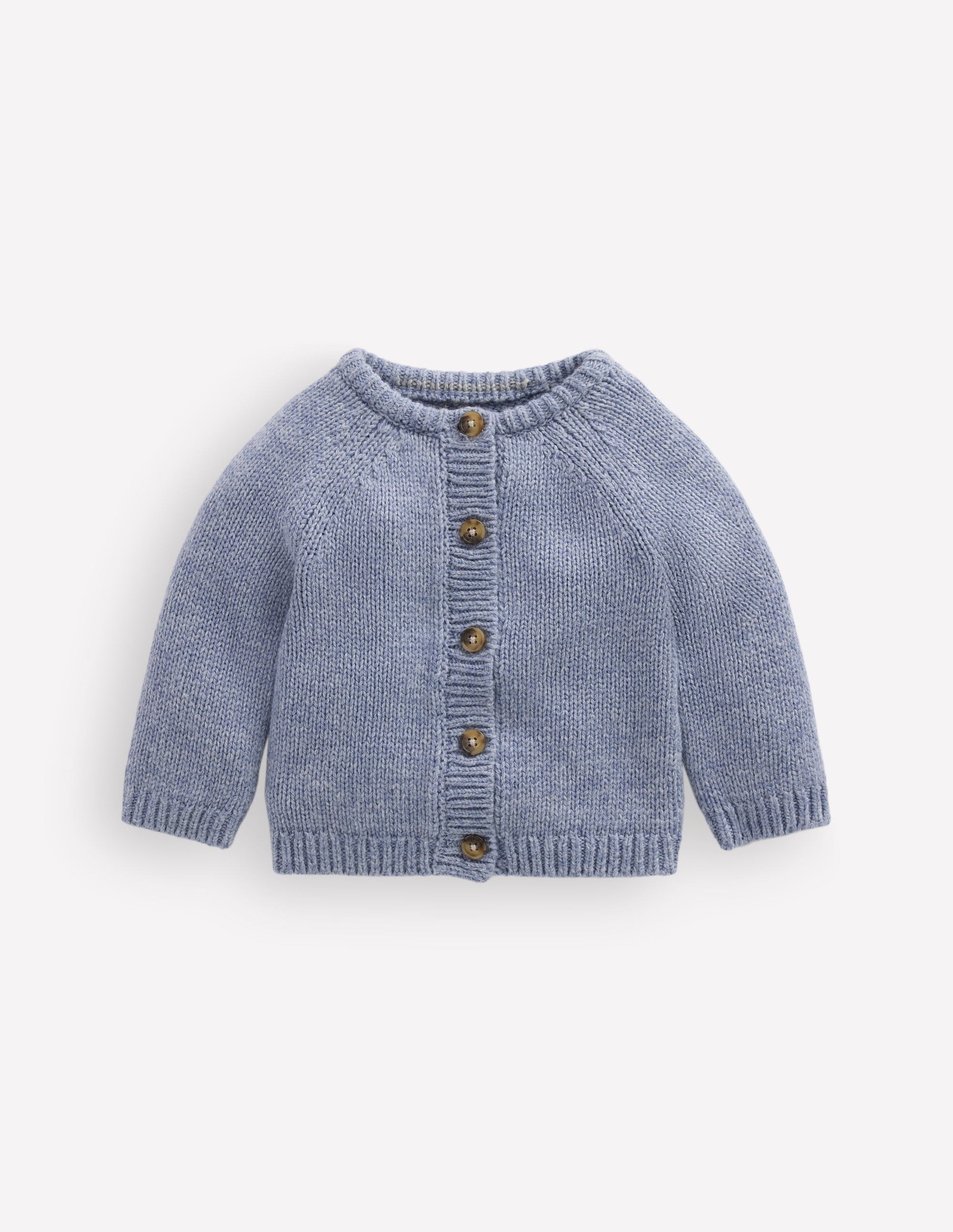 Chunky Cardigan-Glacier Blue Marl-2