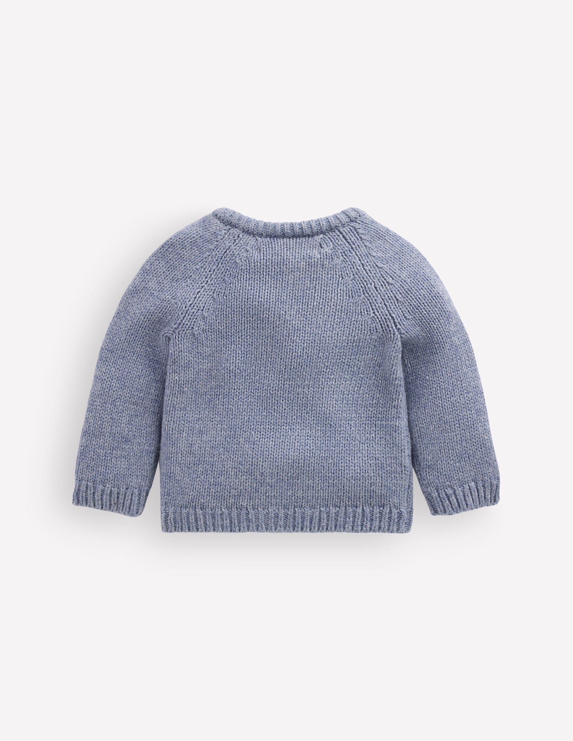 Chunky Cardigan-Glacier Blue Marl-3
