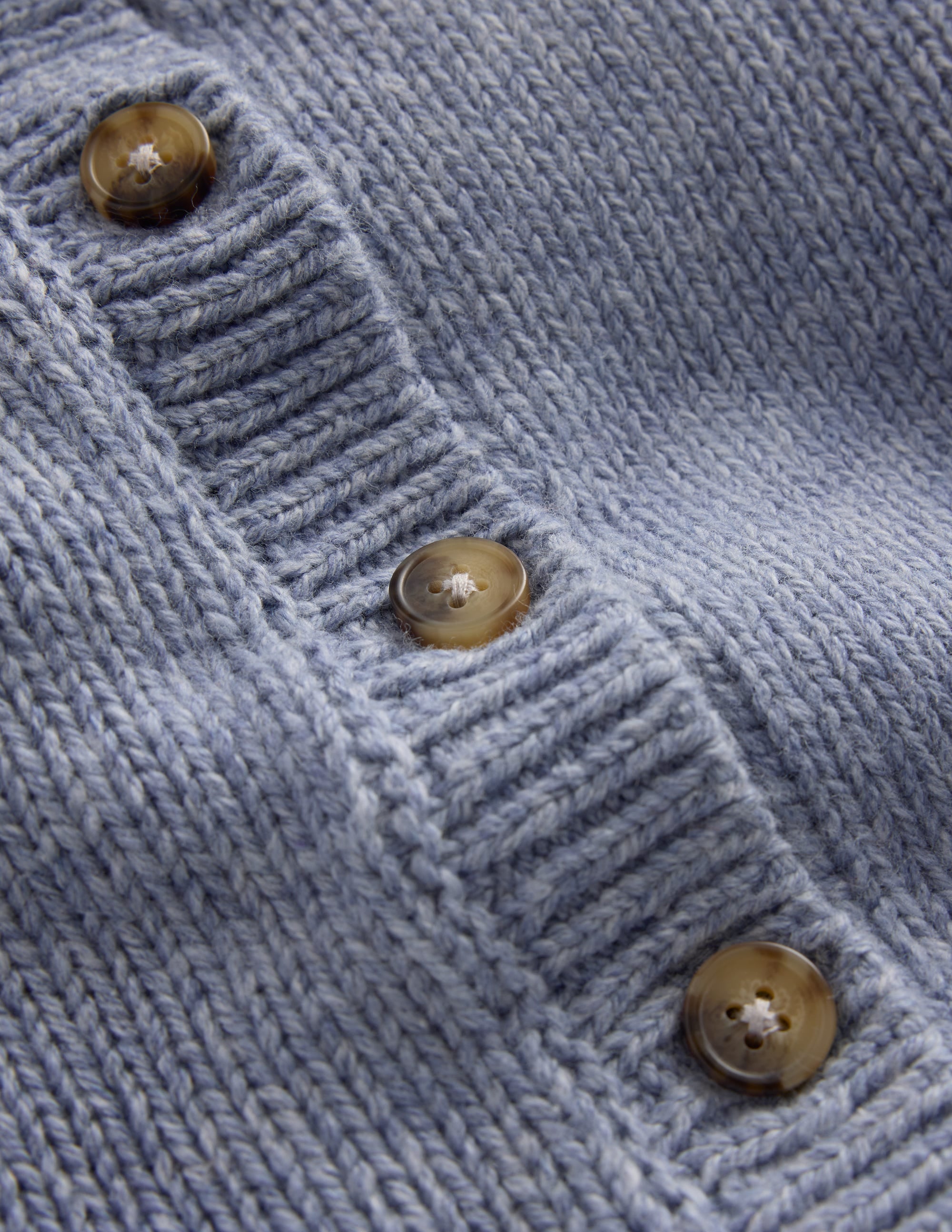 Chunky Cardigan-Glacier Blue Marl - Image 4